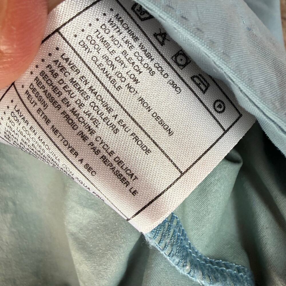Vintage 90s Y2K Nike Blue Anorak 1/2 Zip Snap Windbreaker Jacket Swoosh S 4-6 - Picture 11 of 12